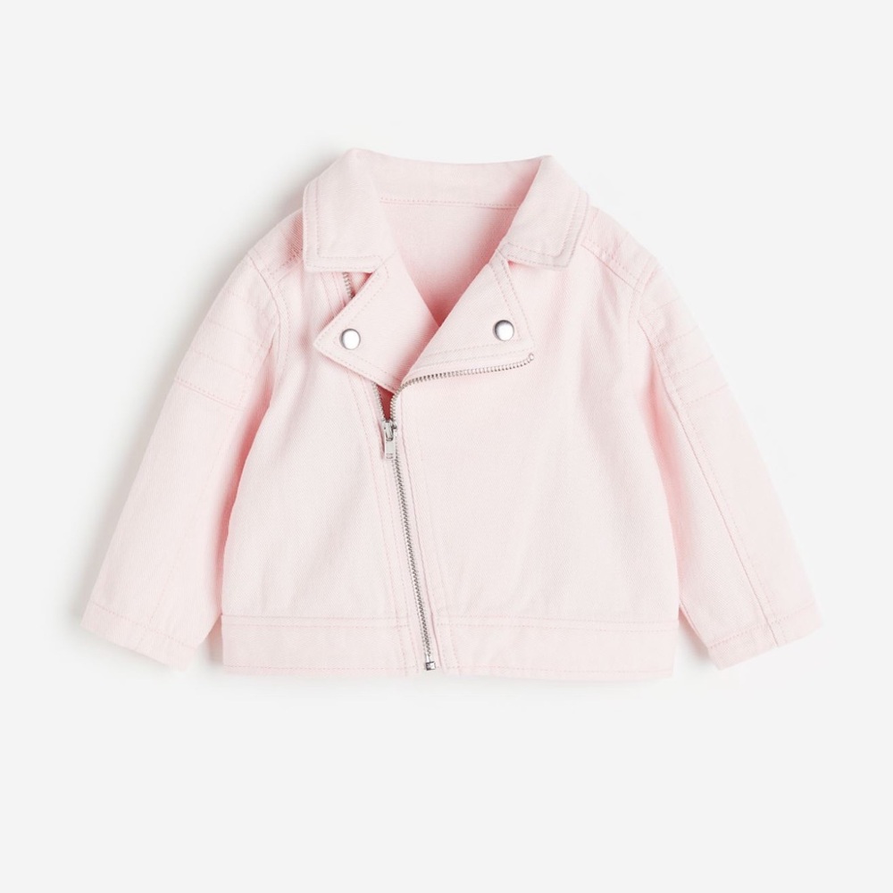 H&M Pink Toddler Biker Jacket 🎀 pink ladies grease
